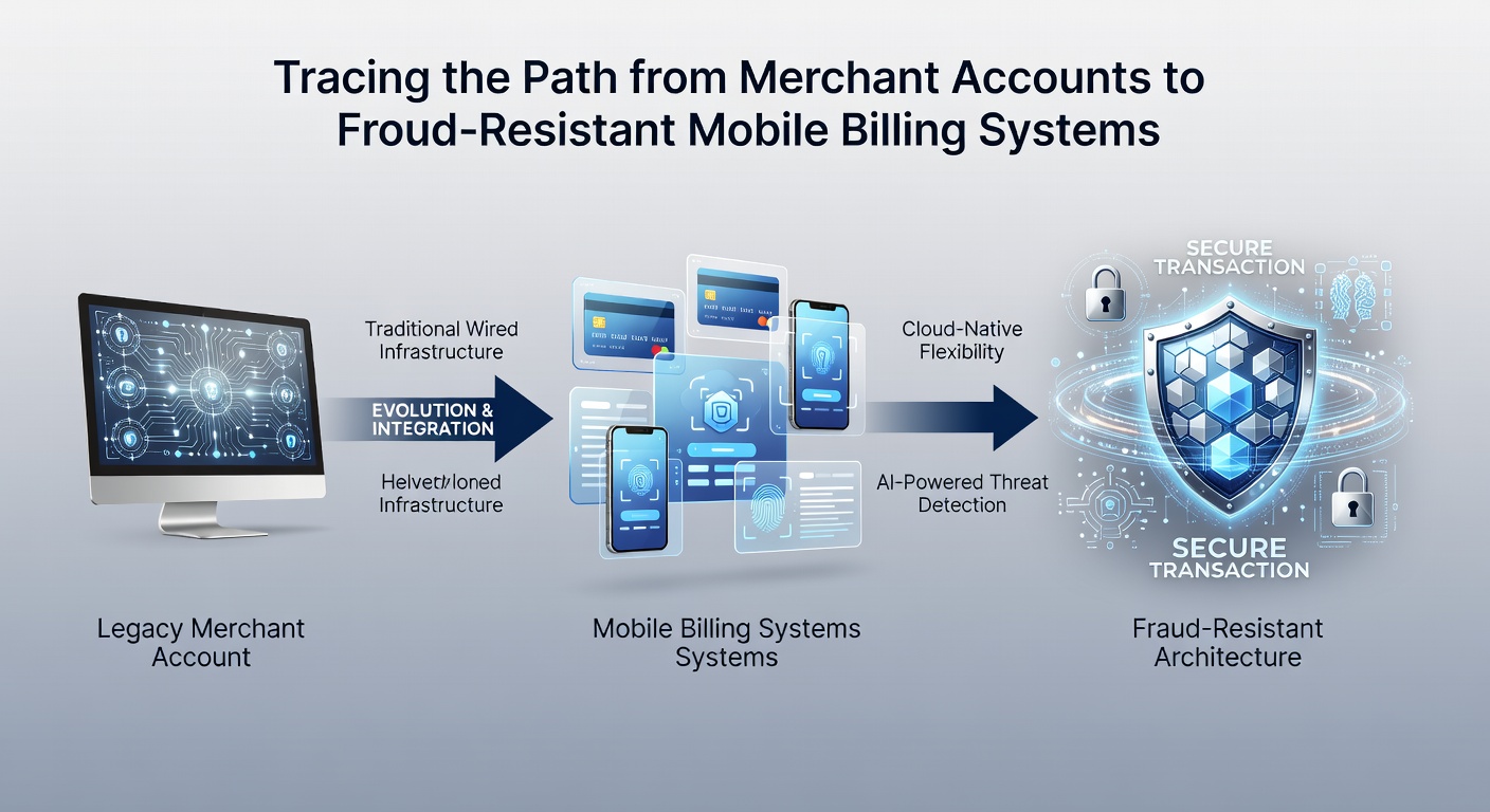 Diagram illustrating tokenization and AI monitoring layers in fraud-resistant mobile billing workflows